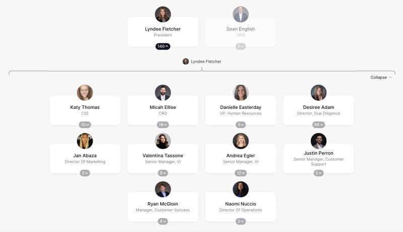 Vcheck Global Org Chart